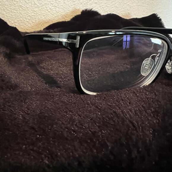 Tom Ford Eyeglasses FT5699 001 Black Blue Block 53mm - Picture 1 of 9